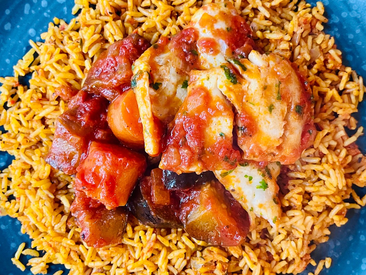 Thieboudienne eli kalaa ja riisiä senegalilaisittain